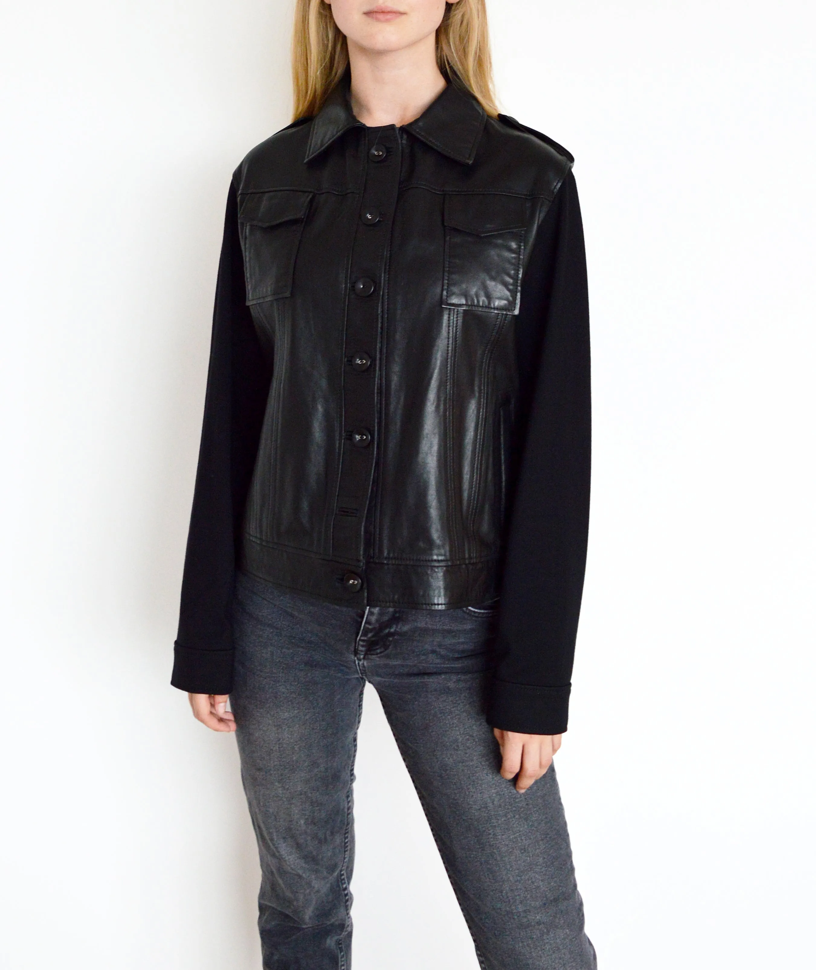 Alter Ego Leather Biker Jacket