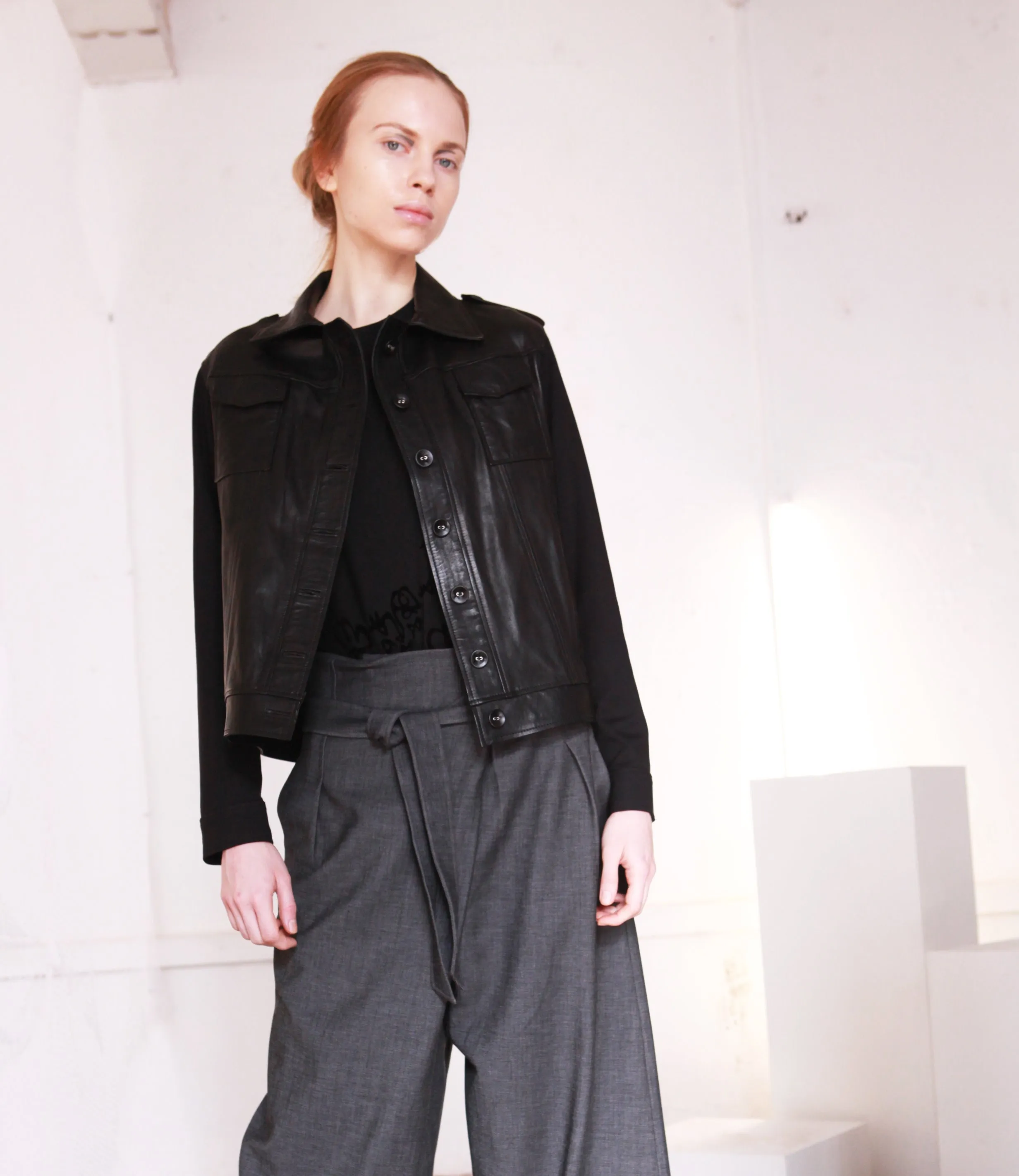 Alter Ego Leather Biker Jacket