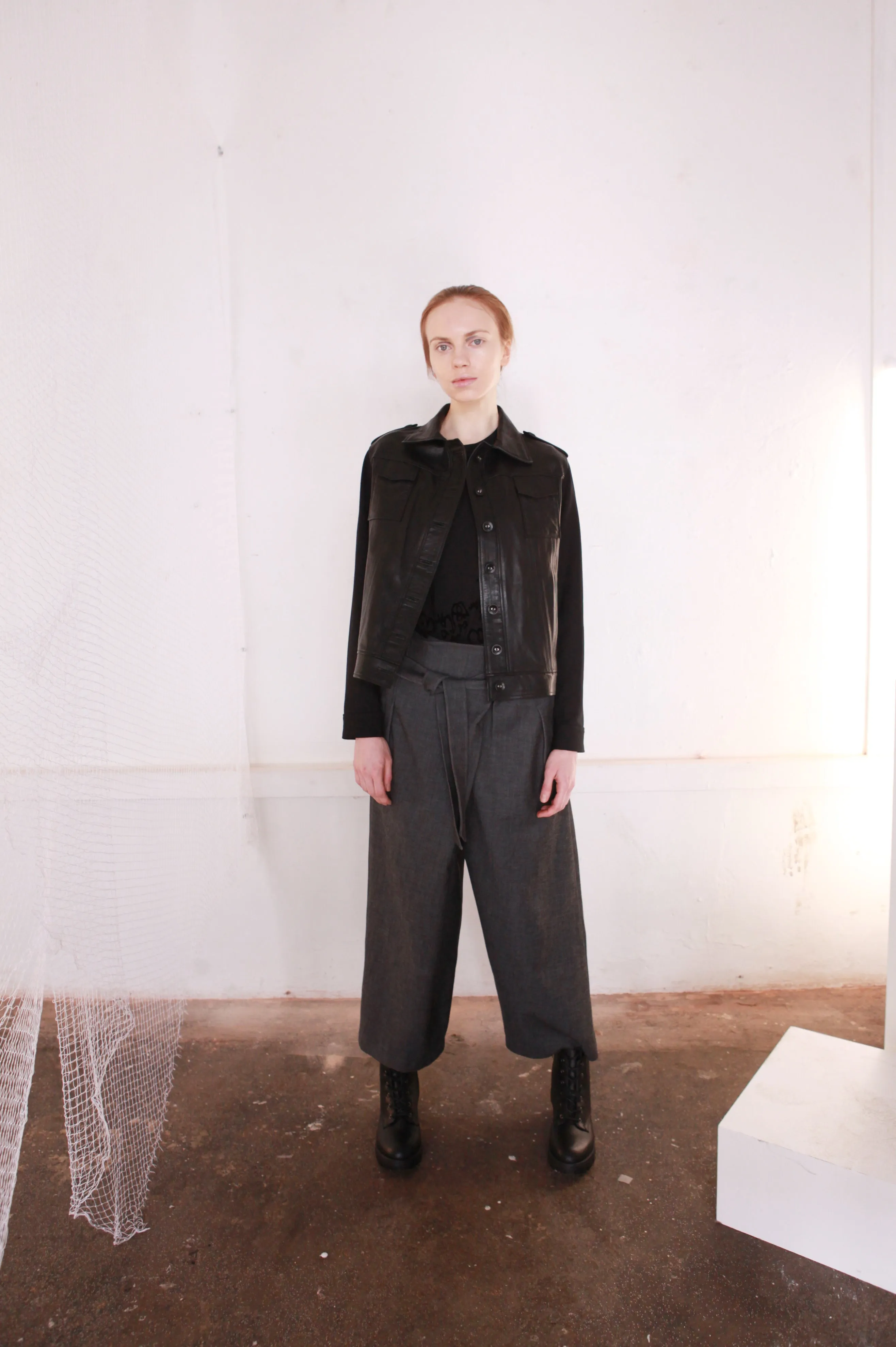 Alter Ego Leather Biker Jacket
