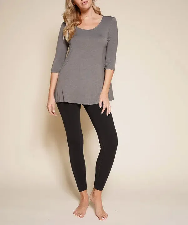 Bamboo Elbow Tunic T