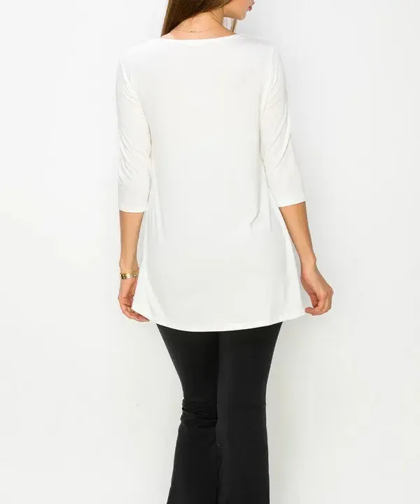 Bamboo Elbow Tunic T