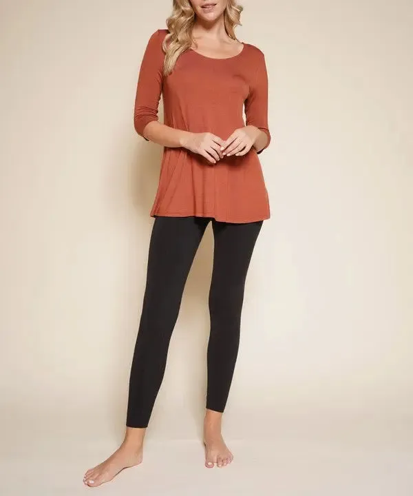 Bamboo Elbow Tunic T
