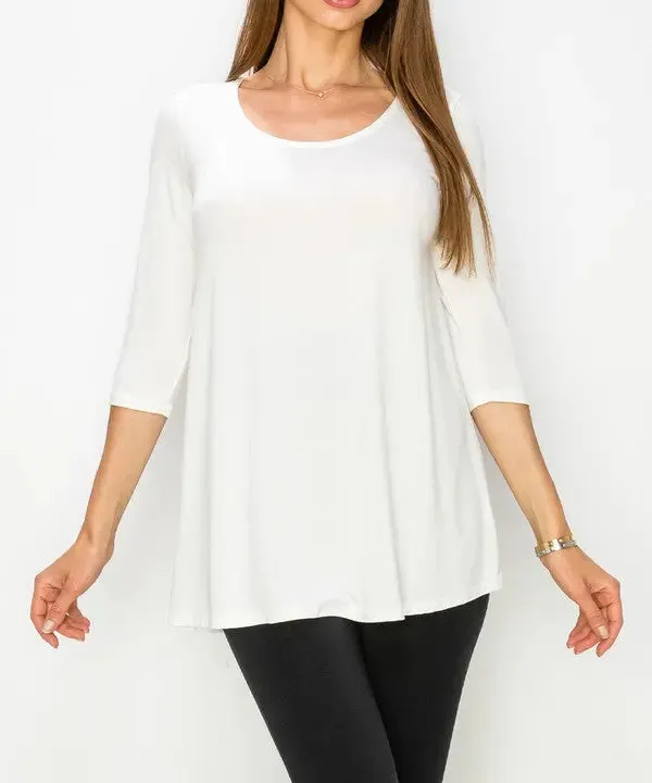 Bamboo Elbow Tunic T