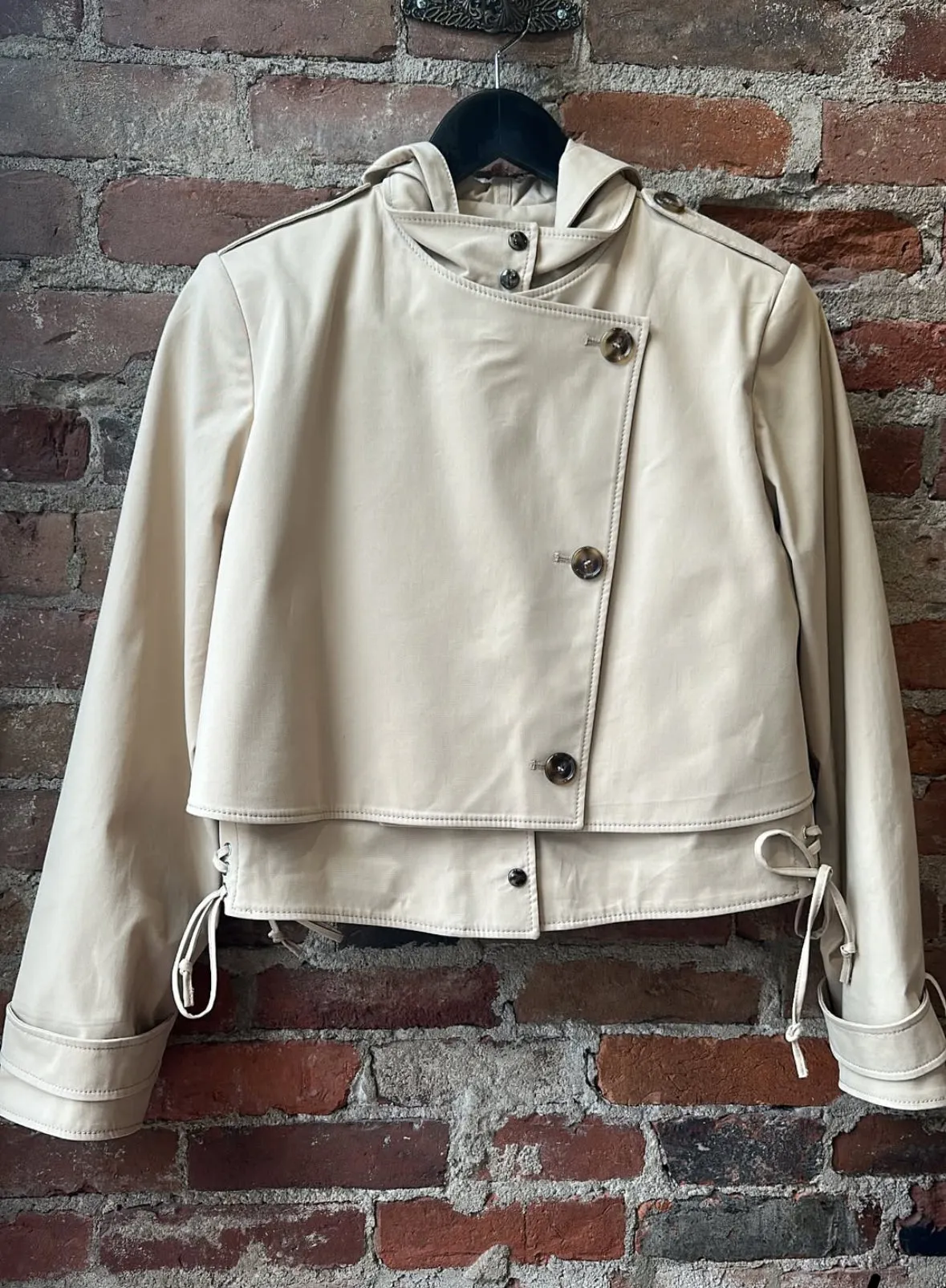 Bash Paris Thym Trench Jacket - Beige