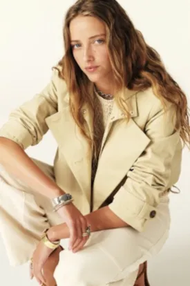 Bash Paris Thym Trench Jacket - Beige