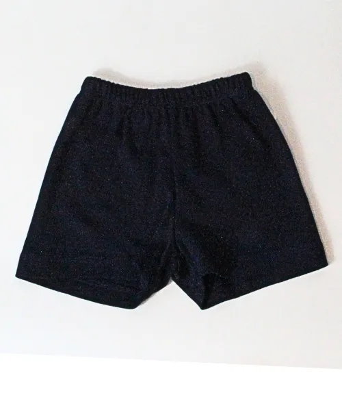 BCC Navy Knit Shorts, Size 5 & UP