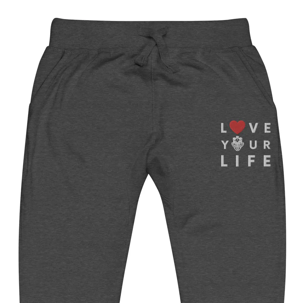 Caribbean Rich - Love Your Life Embroidered Unisex Premium Joggers