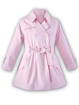 Dani Pink Trench Coat Sizes 2-7