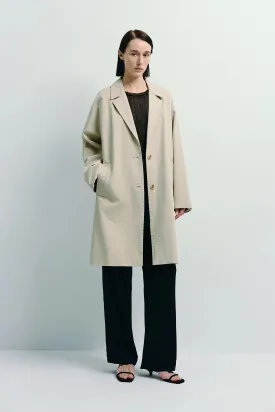 Dune Cotton Twill Coat