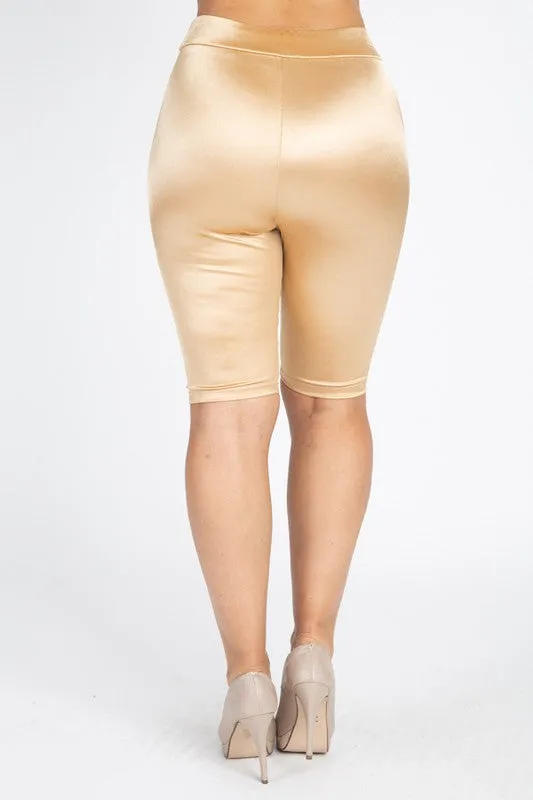 Gold Tank and Biker Shorts Set