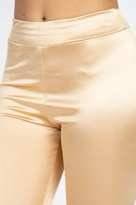 Gold Tank and Biker Shorts Set