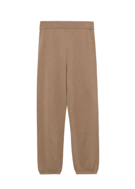Knit Jogger in Heather Teak