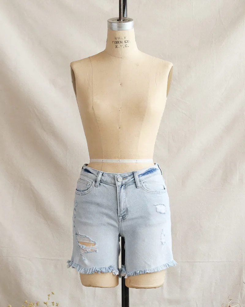 Lana Distressed Shorts