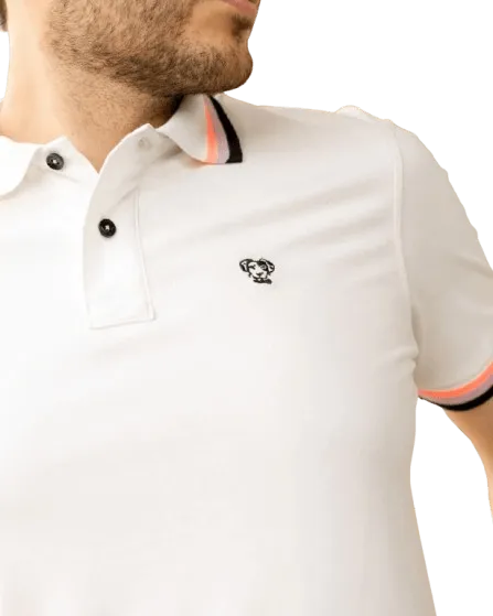 POLO DANTE ANTIMANCHAS GENEVA - SLIM [BLANCO]