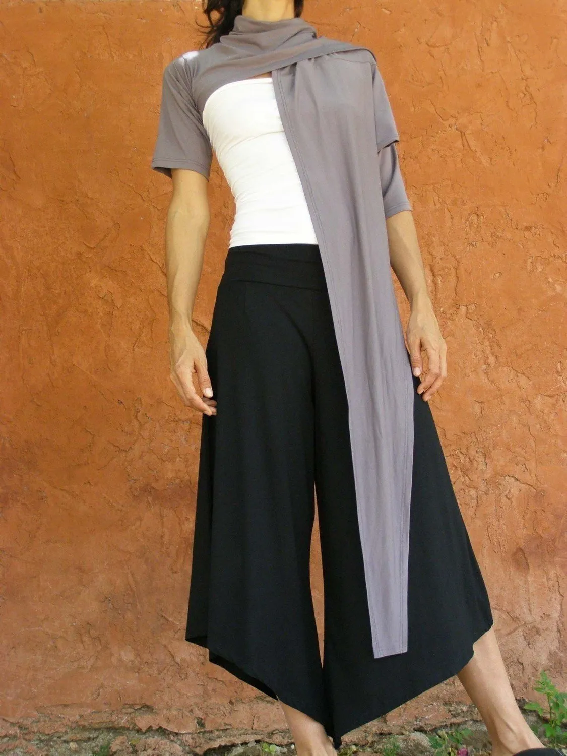 Wide Leg Triangular Women's Pants