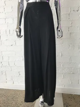 Womens Black Wide Leg Pants