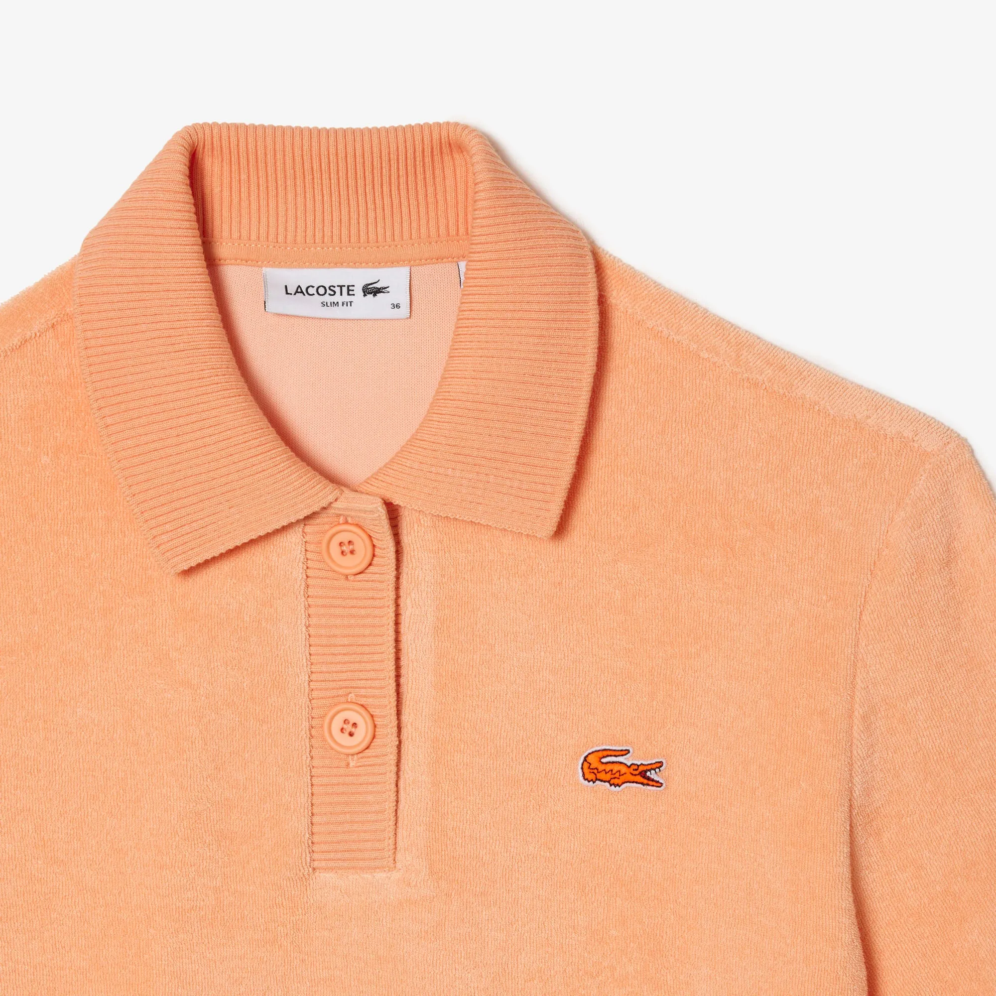 Women’s Lacoste Slim Fit Organic Cotton Terry Polo Shirt