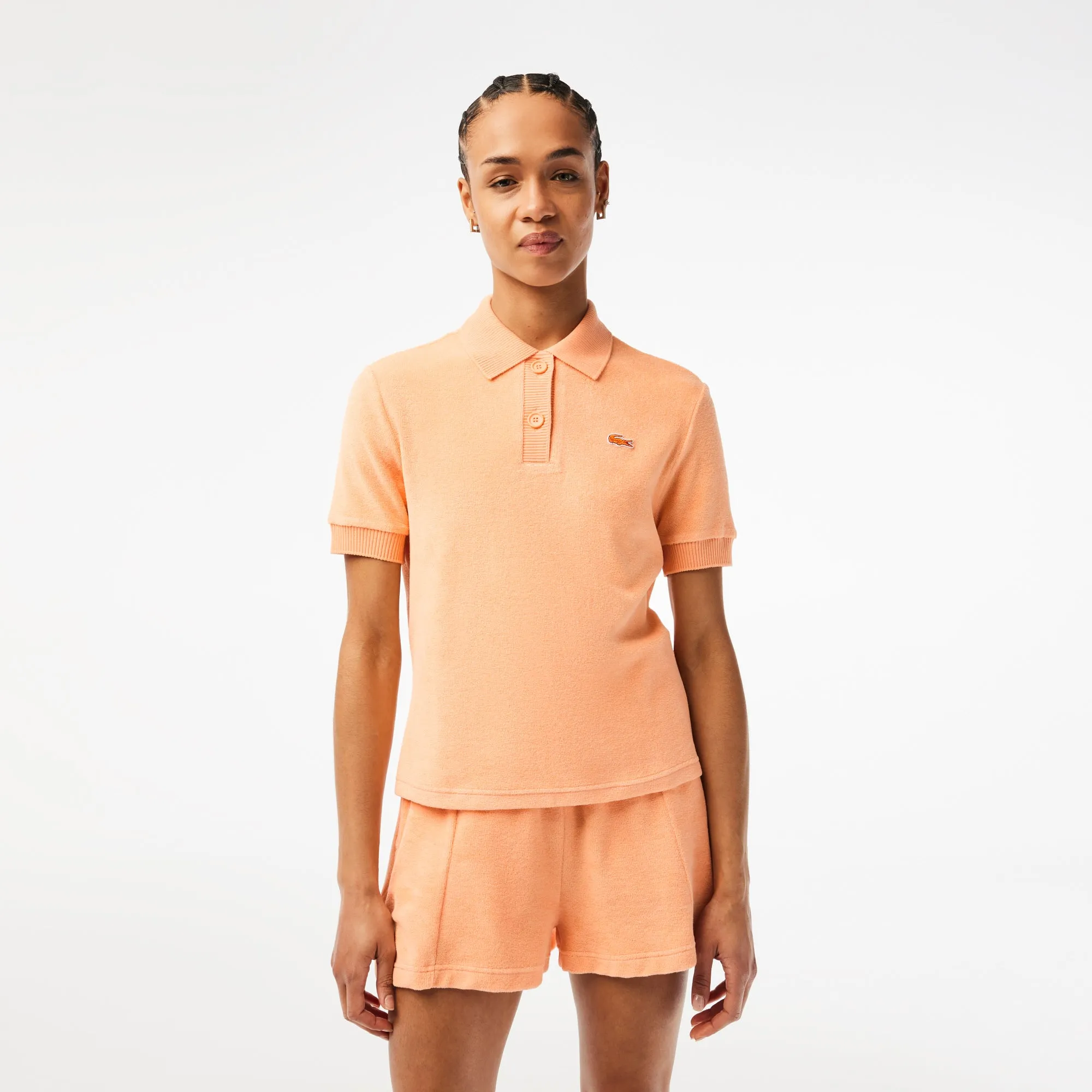 Women’s Lacoste Slim Fit Organic Cotton Terry Polo Shirt
