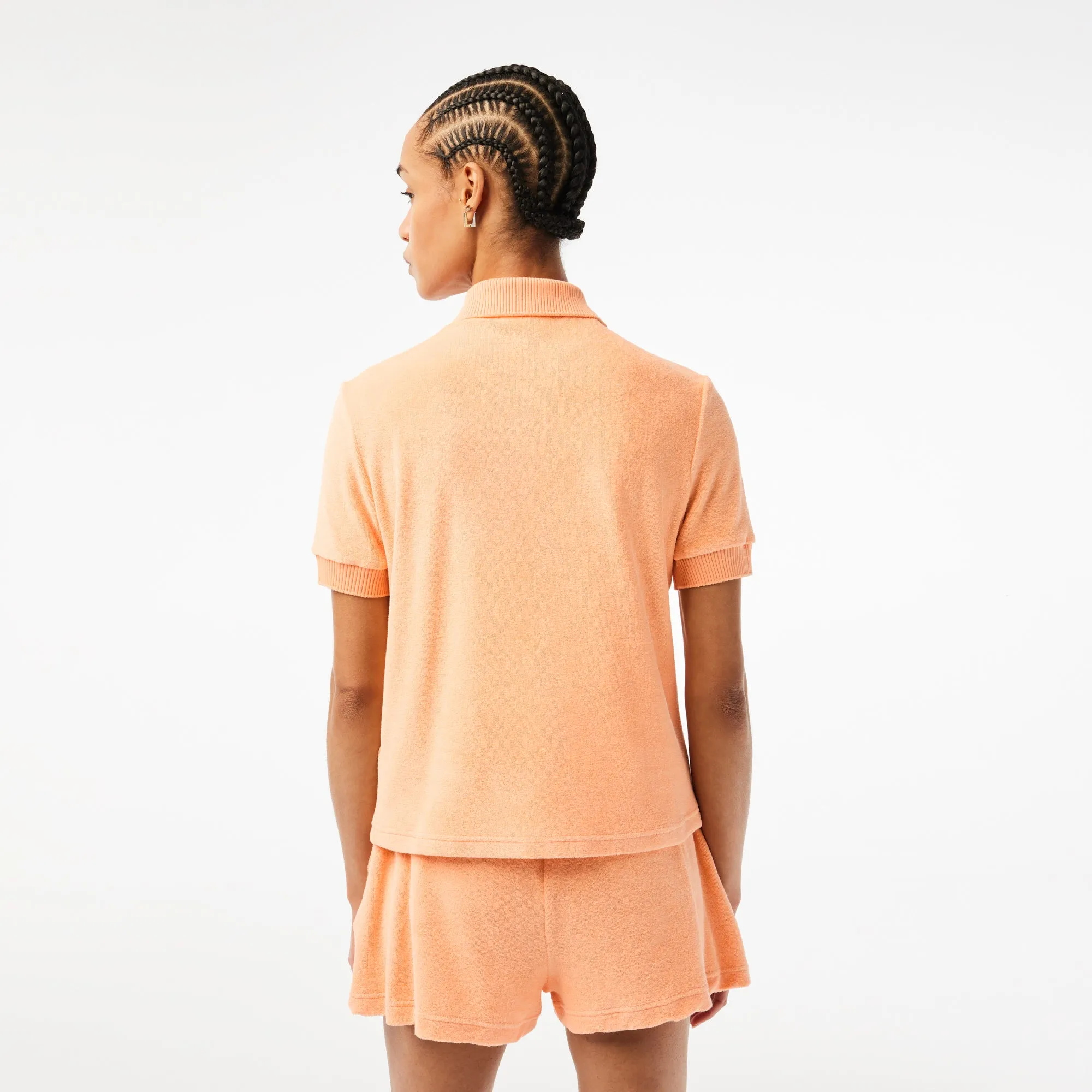 Women’s Lacoste Slim Fit Organic Cotton Terry Polo Shirt